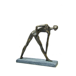 Rzeźba Figurka Kobieta Joga 30x21cm